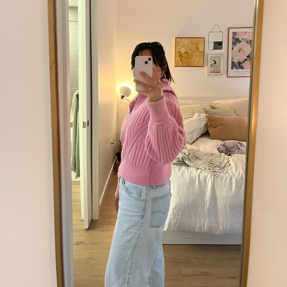 & Other Stories Wool Pink Pullover - Picture 5 of 6